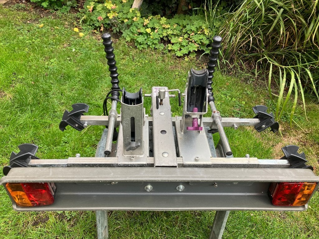 Fietsendrager MasterLoad Plus 2 fietsen op de trekhaak, Ophalen, 2 fietsen, Zo goed als nieuw, Trekhaakdrager