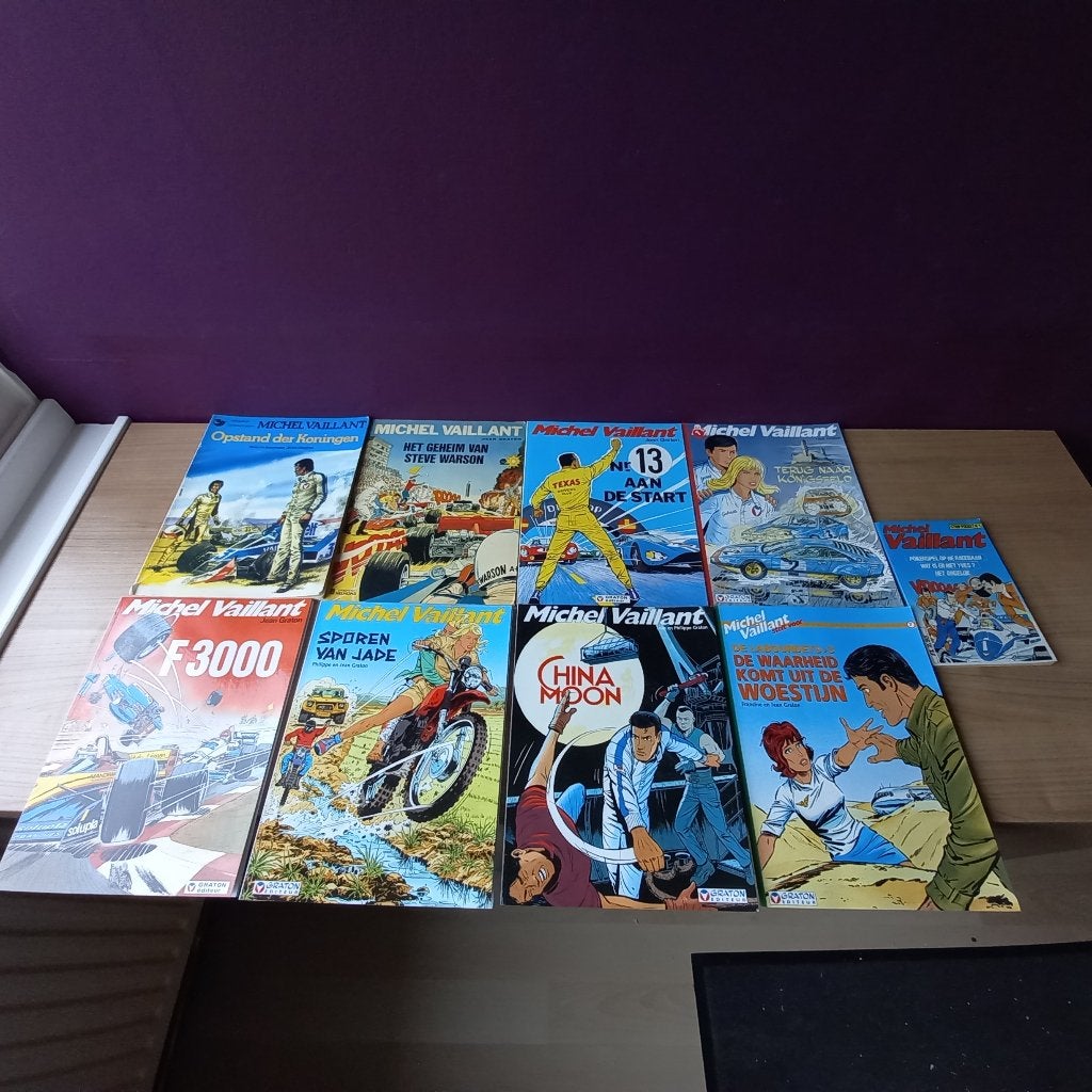 Michel vaillant strips, Boeken, Stripboeken, Meerdere stripboeken, Ophalen of Verzenden, Zo goed als nieuw