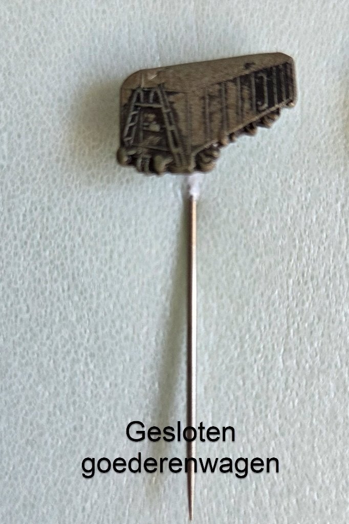 pins- speldjes goederentrein wagens, Verzamelen, Speldjes, Pins en Buttons, Ophalen of Verzenden, Gebruikt, Transport, Speldje of Pin
