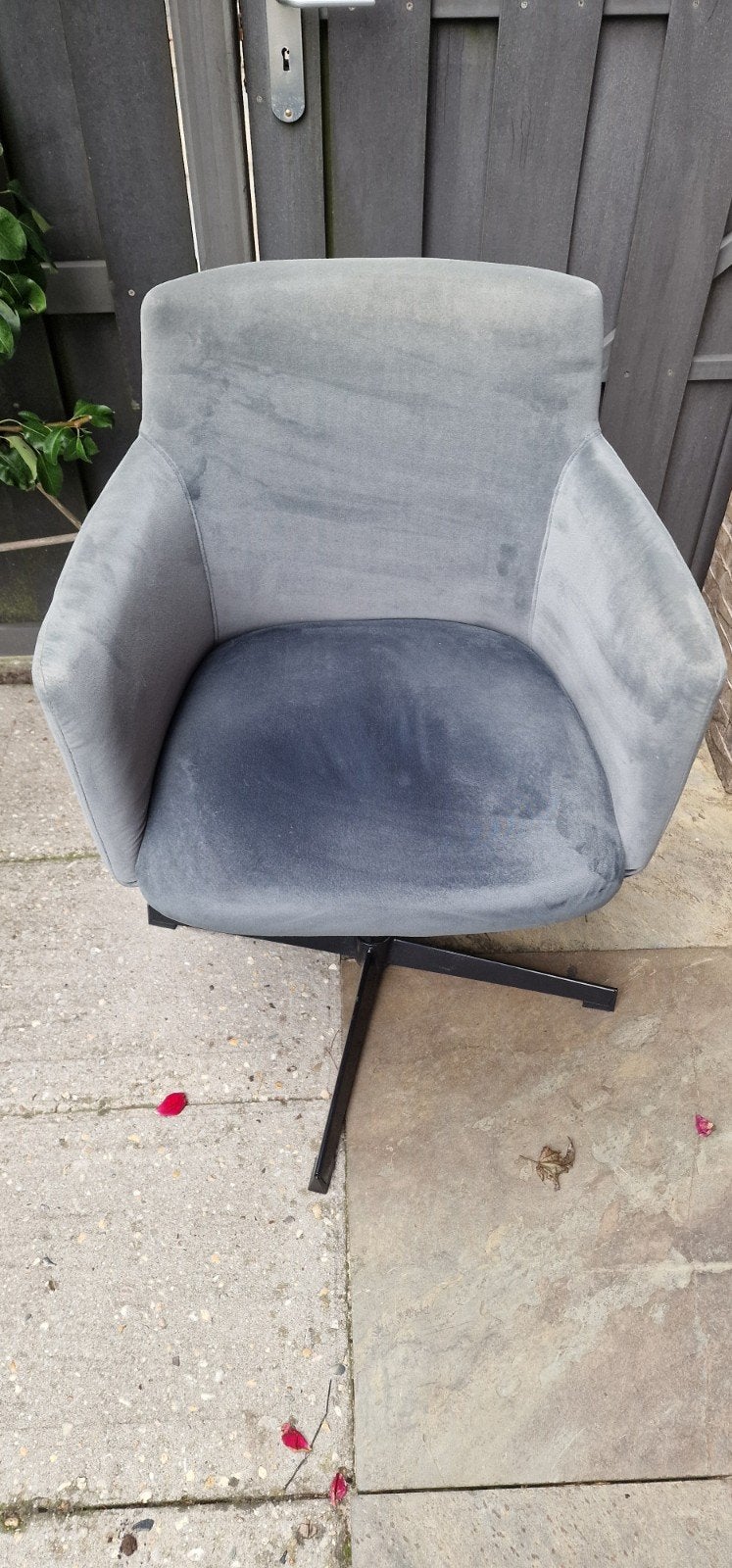 4 velvet keukenstoelen groen, Ophalen, Gebruikt, Stof, 50 tot 75 cm