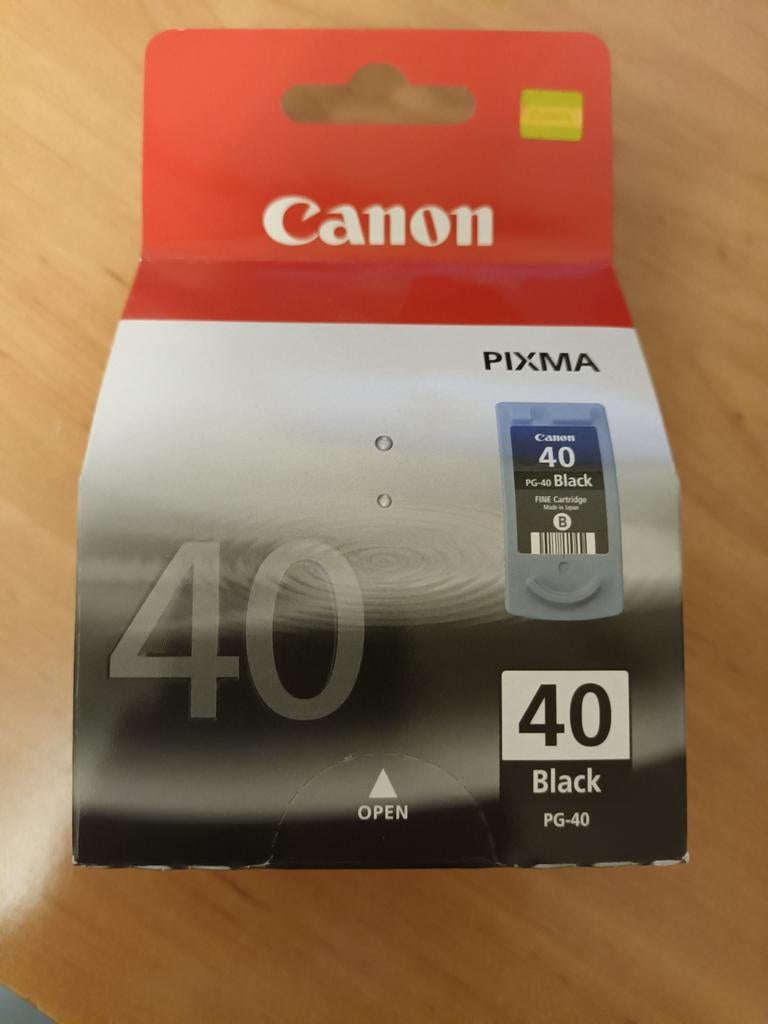 Canon PG-40 Zwarte Inktcartridge - Nieuw in verpakking, Ophalen, Nieuw, Cartridge, Canon