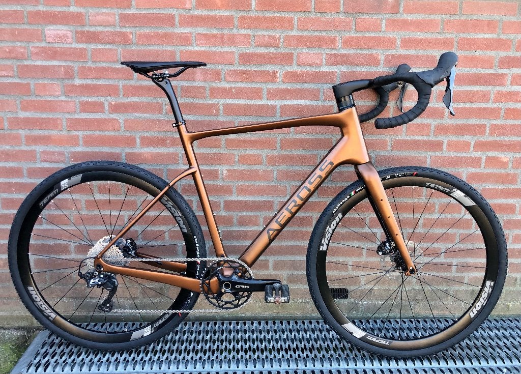 Aeross Gravel X Aero Copper – GRX RX810 – carbon gravelbike, 28 inch, Gebruikt, Carbon, 10 tot 15 versnellingen