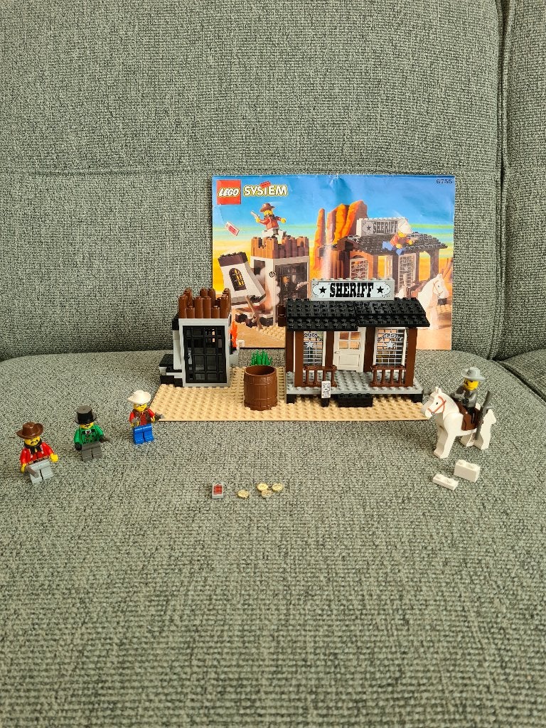 Sheriff's Lock-Up 6755 cowboy cowboys western compleet, Lego, Overige thema's, Verzenden, Lego