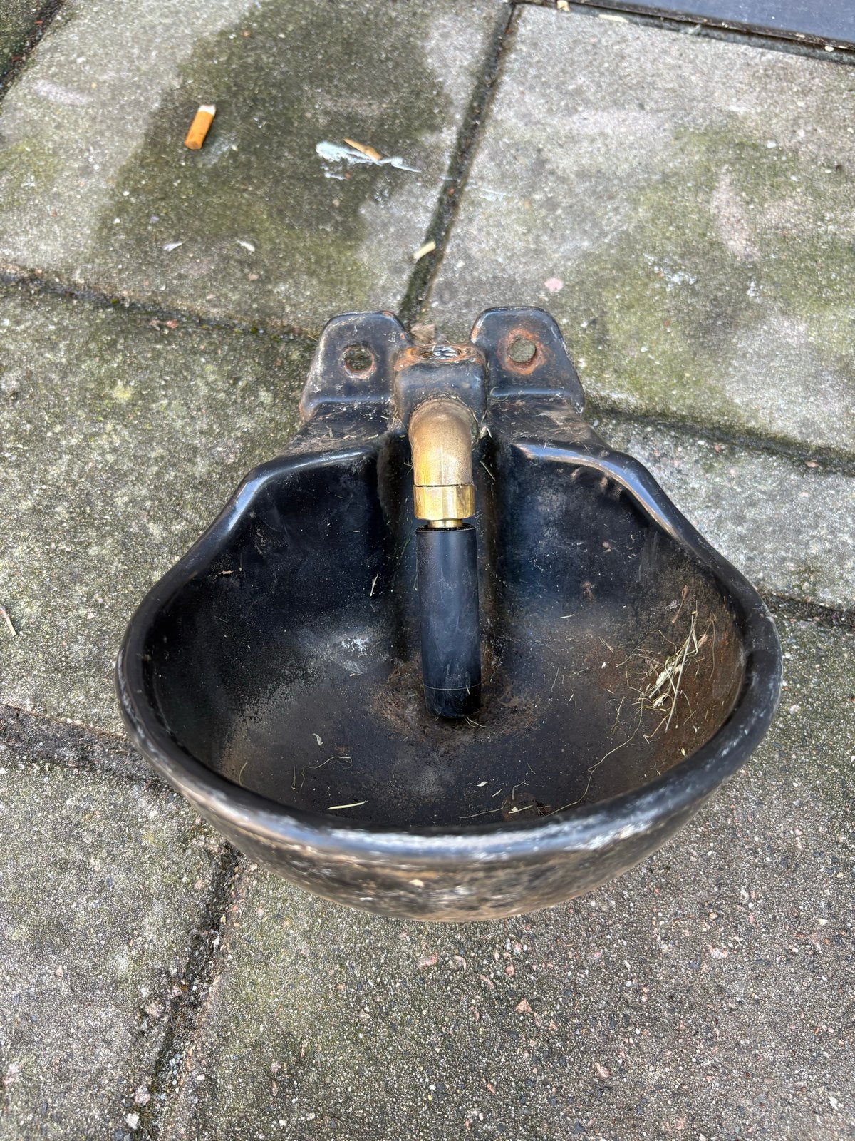 Suevia staaldrinkbak gietijzer staalventie, Ophalen of Verzenden