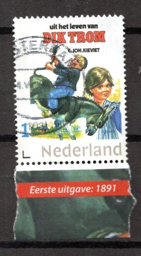 gestempelde zegel. Persoonlijke: Uit serie van 5, Ophalen of Verzenden, Na 1940, Gestempeld
