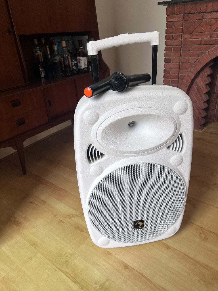 te koop Totaal soundsystem van AUNA voor o.a. karaoke, Ophalen, Gebruikt, Complete set