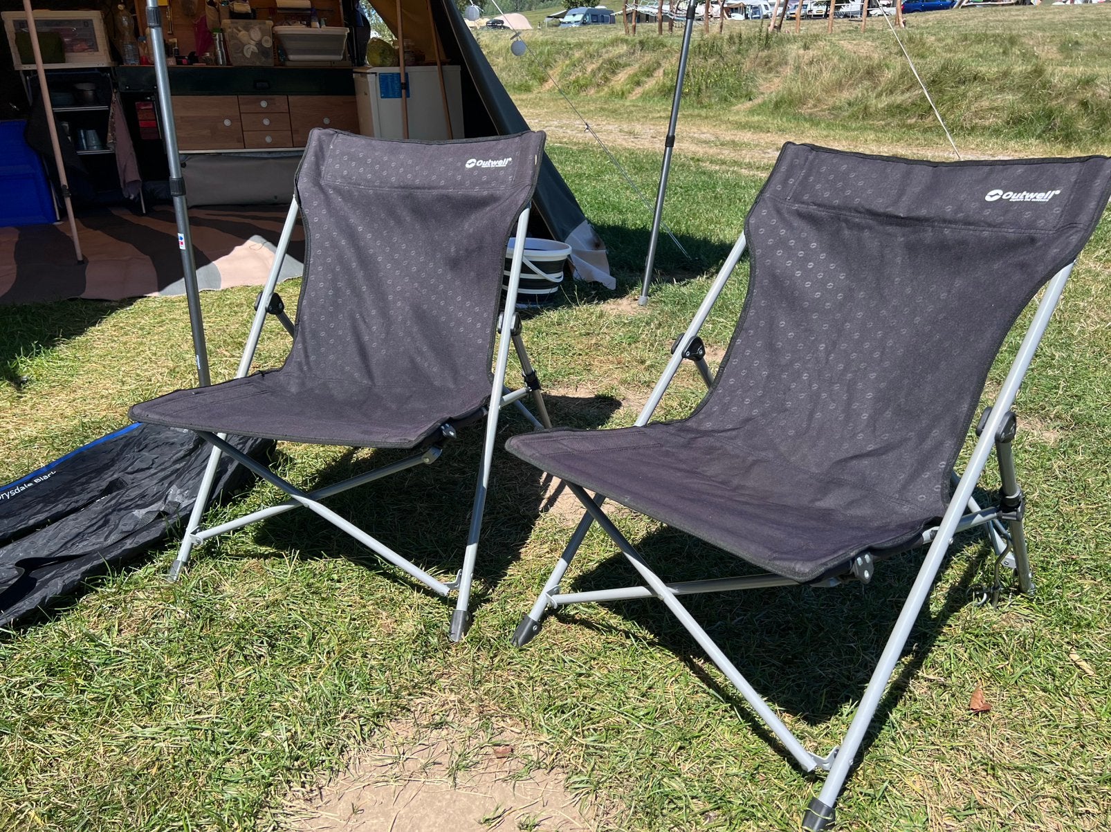 Outwell Drysdale Black, Ophalen of Verzenden, Nieuw, Campingstoel