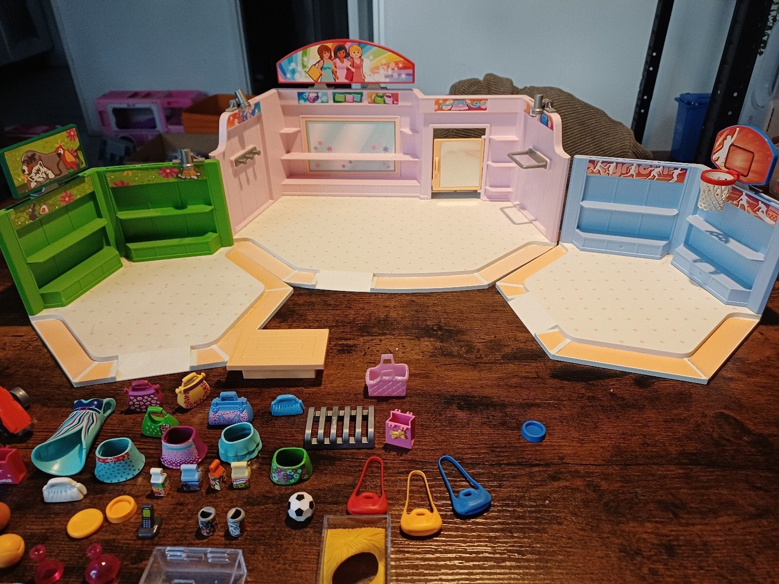 Playmobil set winkelcentrum 9078, Gebouw, Complete set, Ophalen of Verzenden, Zo goed als nieuw