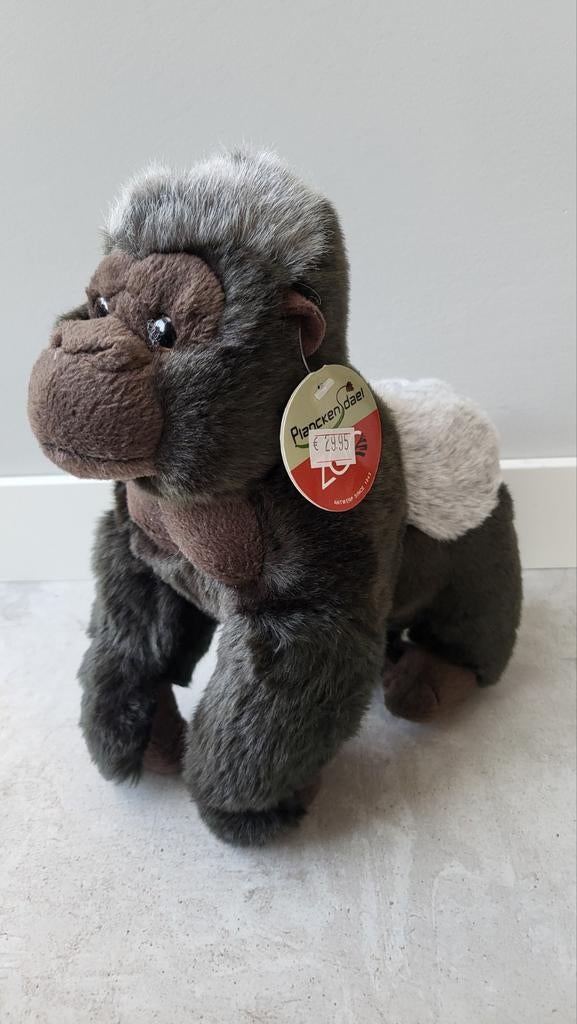 Pluche Zilverrug Gorilla - Plankendael Zoo, Kinderen en Baby's, Speelgoed | Knuffels en Pluche, Overige merken, Overige karakters