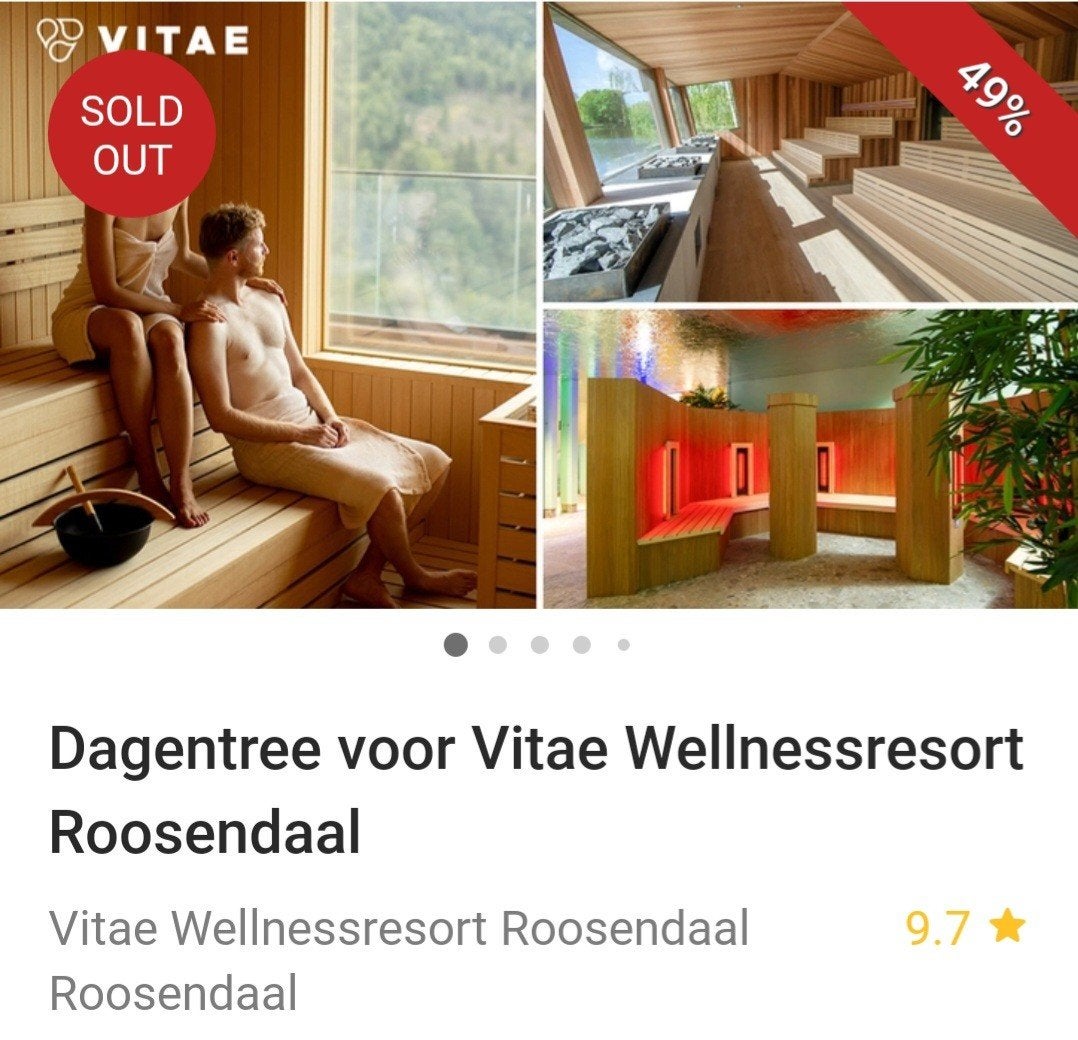 2x Dagentree sauna Roosendaal, Ophalen of Verzenden, Nieuw, Complete sauna