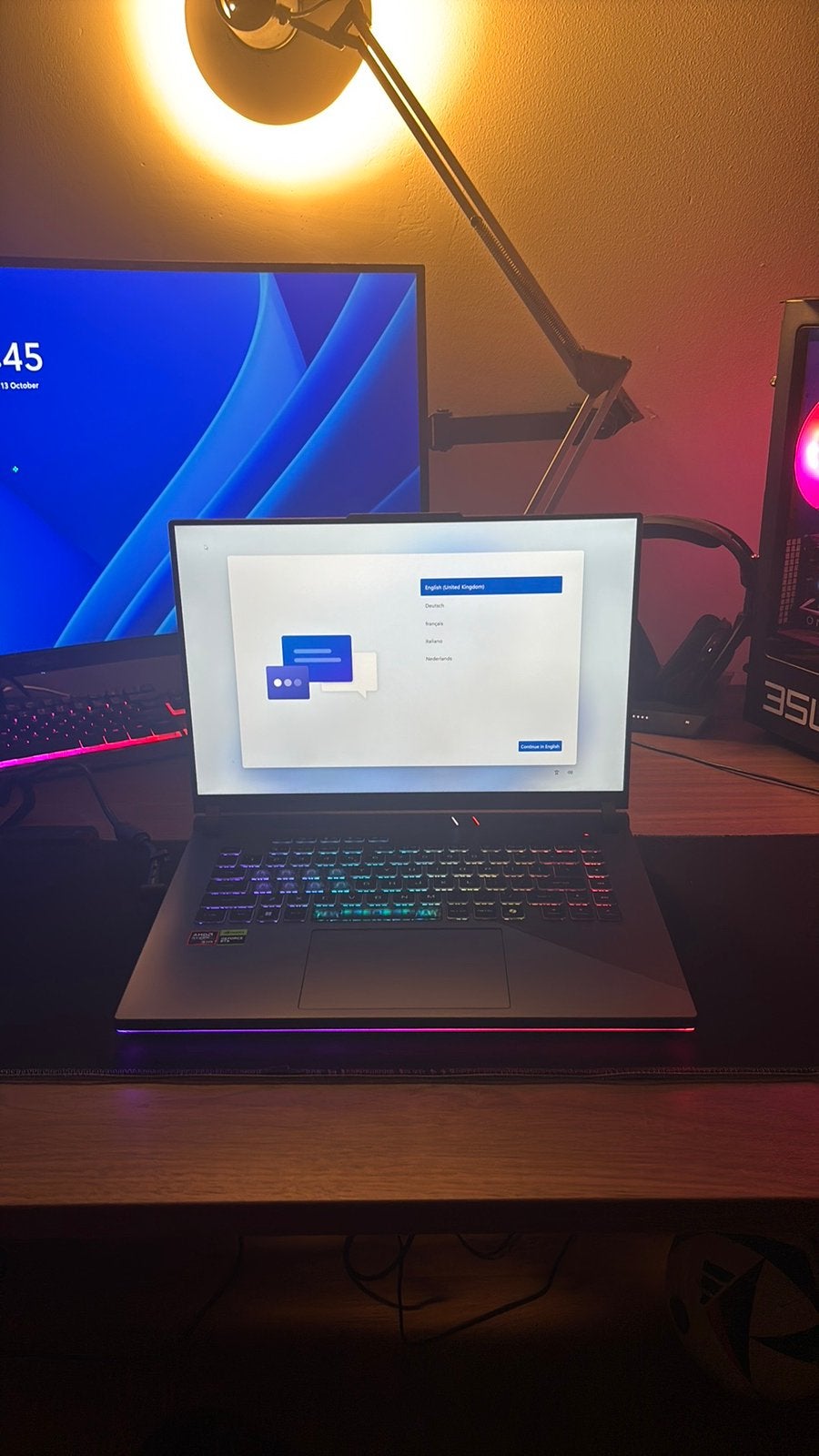 ASUS ROG Strix G16 / 16 inch - GeForce RTX 5080 - QWERTY, Computers en Software, Ophalen, Zo goed als nieuw, Gaming, 16 inch