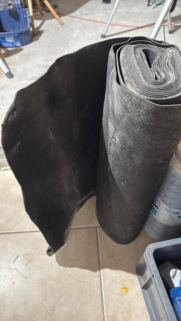 Rol EPDM Loodvervanger / Dakfolie – 50 cm breed, Ophalen, Zo goed als nieuw, 15 m² of meer, Folie