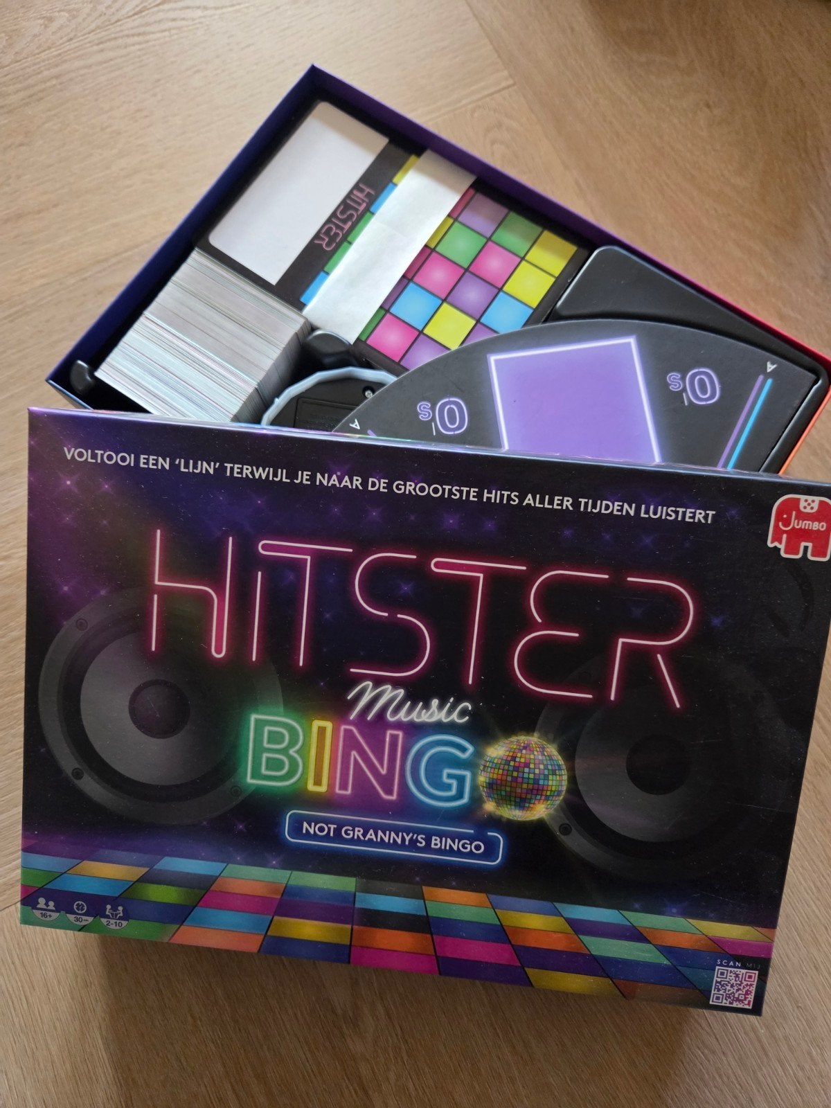 hitster bingo, Vijf spelers of meer, Ophalen of Verzenden, Zo goed als nieuw, Jumbo