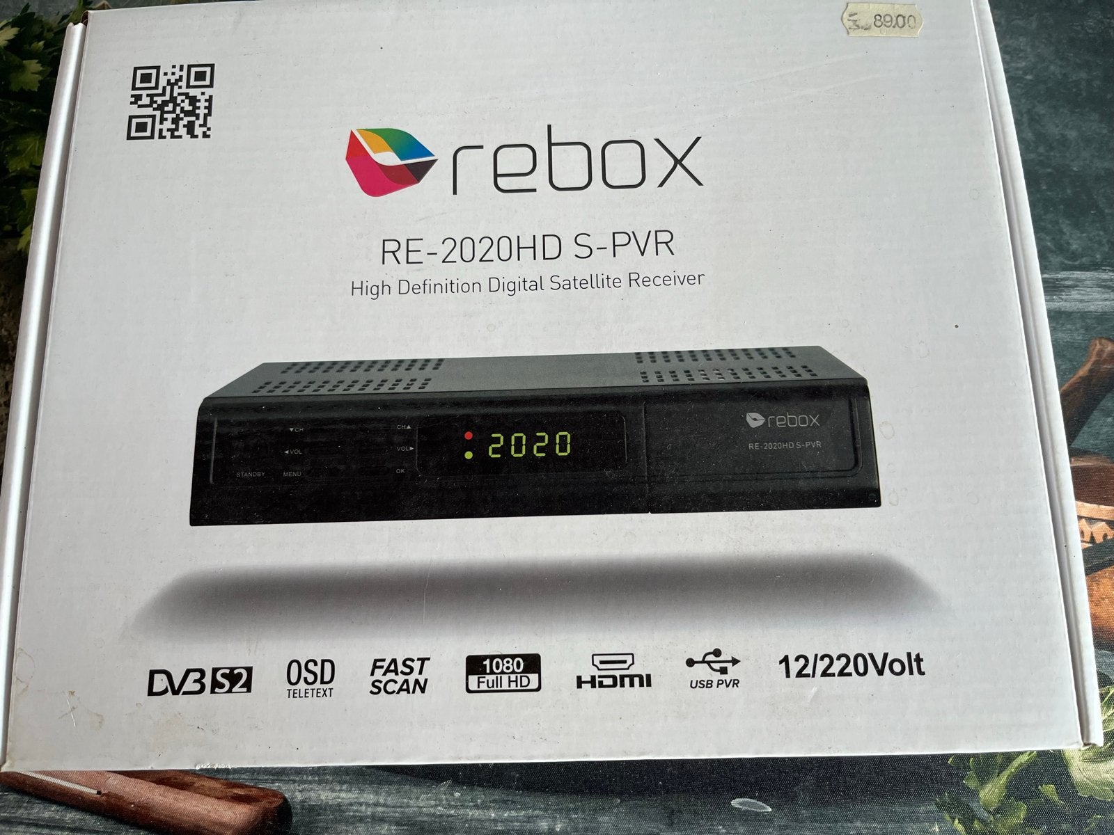 Zo goed als nieuwe Rebox RE-2020HD S-PVR Satelliet Ontvanger, Ophalen of Verzenden, Nieuw, Decoder