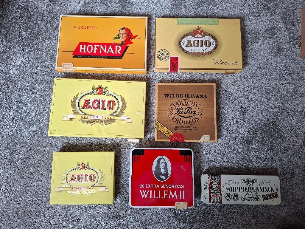 Oude sigaren, Ophalen of Verzenden, Zo goed als nieuw, Tabaksdoos of Verpakking