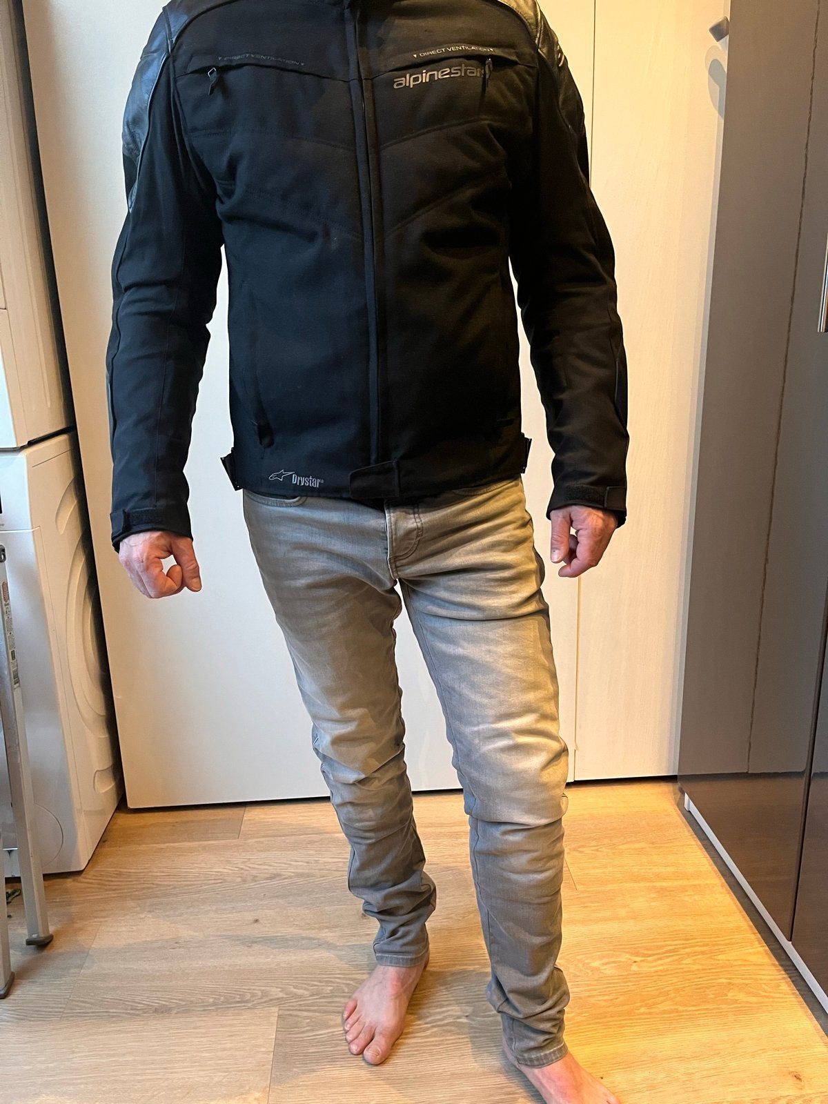 REV'IT! Piston Skinny Fit Motorjeans - Grijs (W30), Ophalen of Verzenden, Zo goed als nieuw, Grijs, W32 (confectie 46) of kleiner
