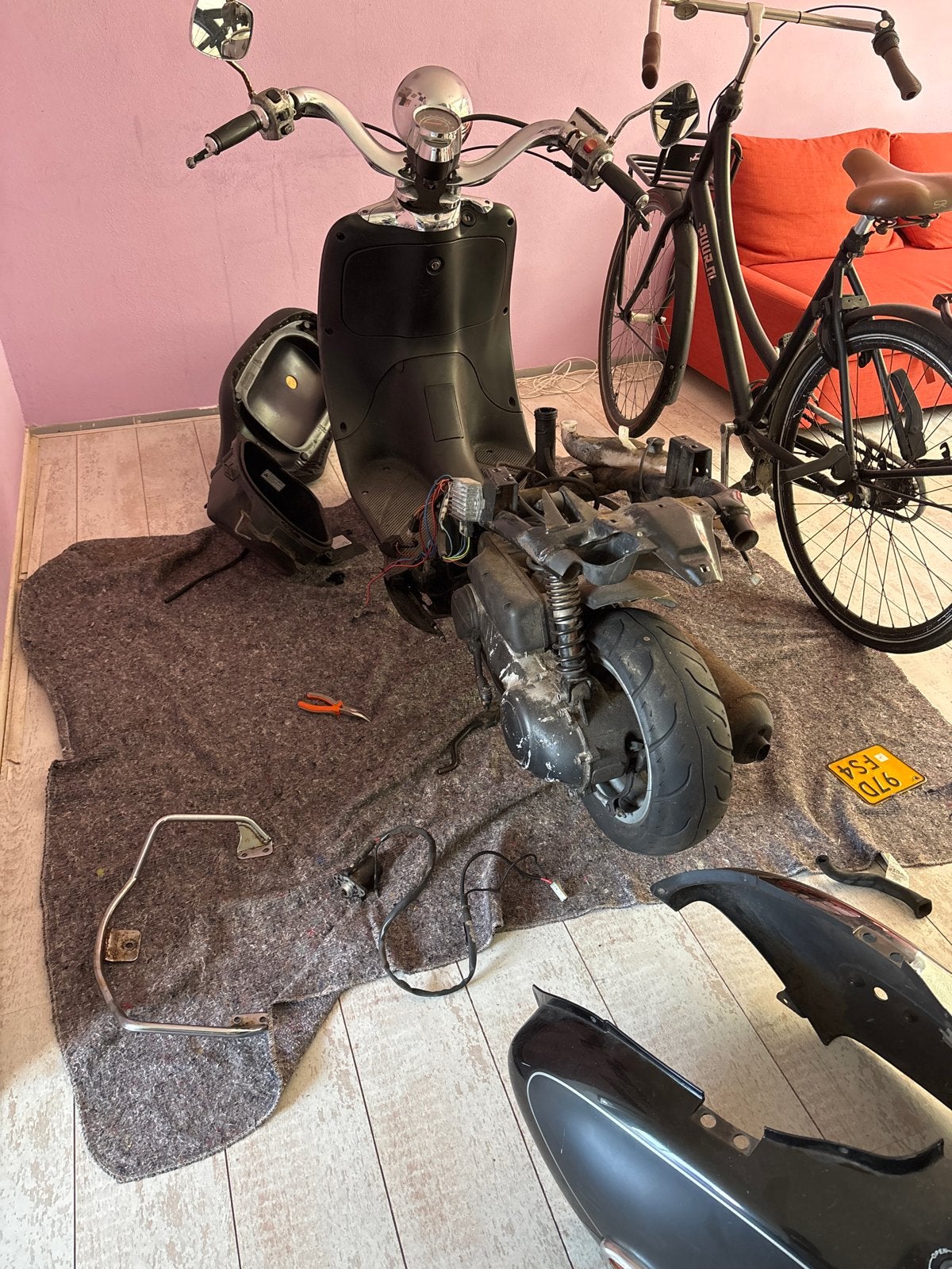 Aprilia Scooter onderdelen (80 km/u) - Doe een bod!, Ophalen, Gebruikt, Overige typen, Aprilia