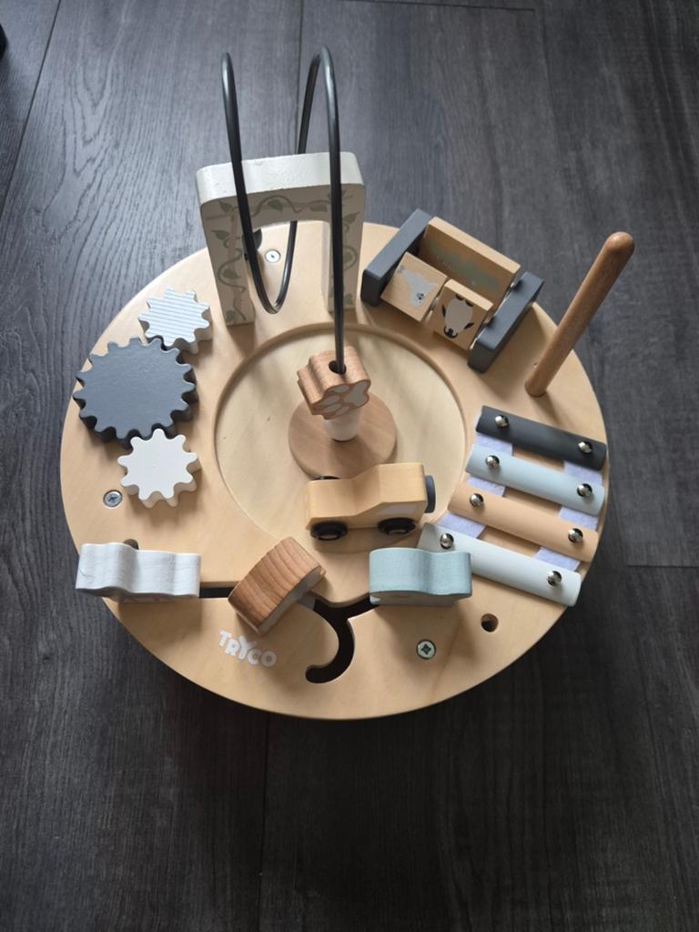 Tryco Houten activiteitentafel 30x30x27cm, Ophalen, Zo goed als nieuw, Overige typen