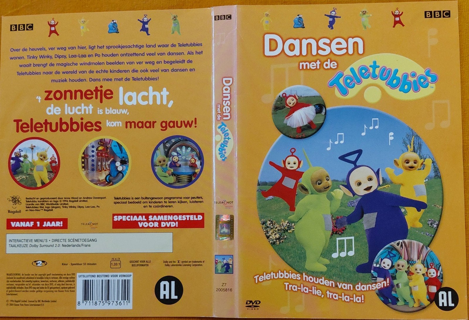 Teletubbies: Dansen met de Teletubbies DVD, Gebruikt, Nederlands, Alle leeftijden, Tv-serie