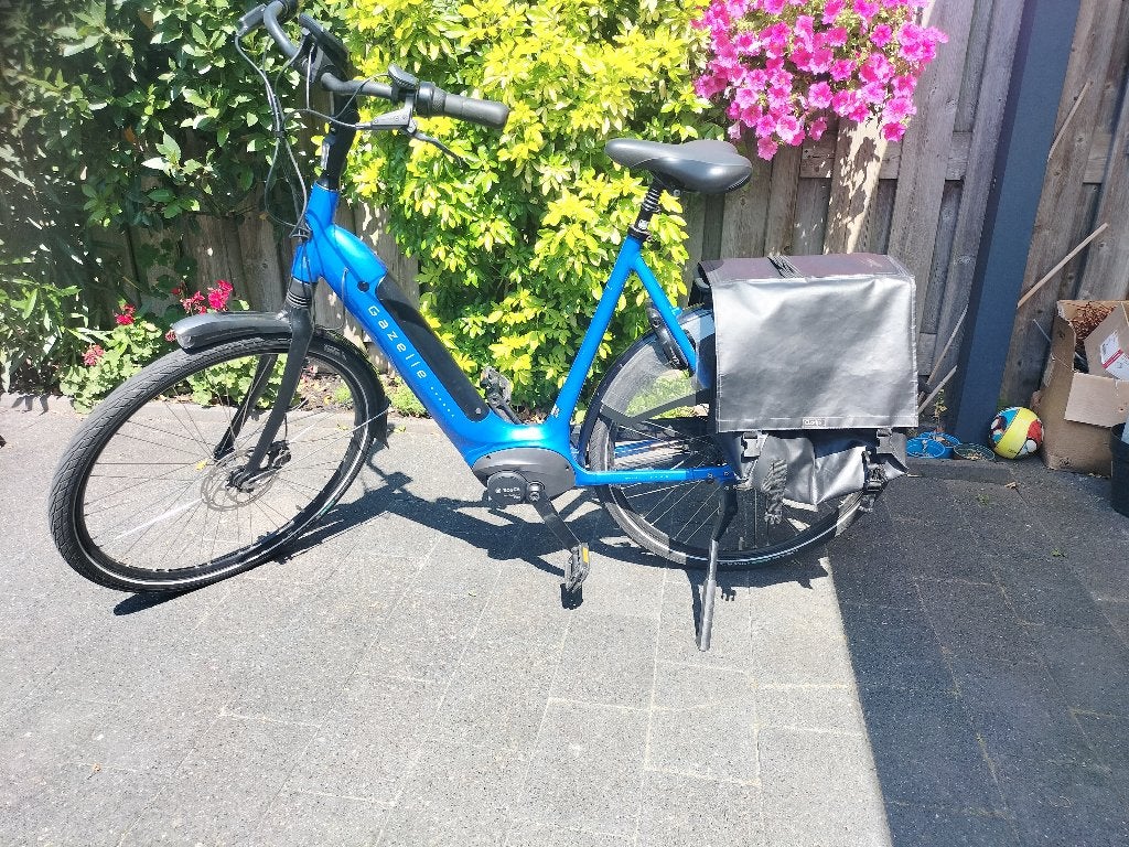 Elektrische fiets, Fietsen en Brommers, Elektrische fietsen, Zo goed als nieuw, Gazelle, 59 cm of meer, 50 km per accu of meer