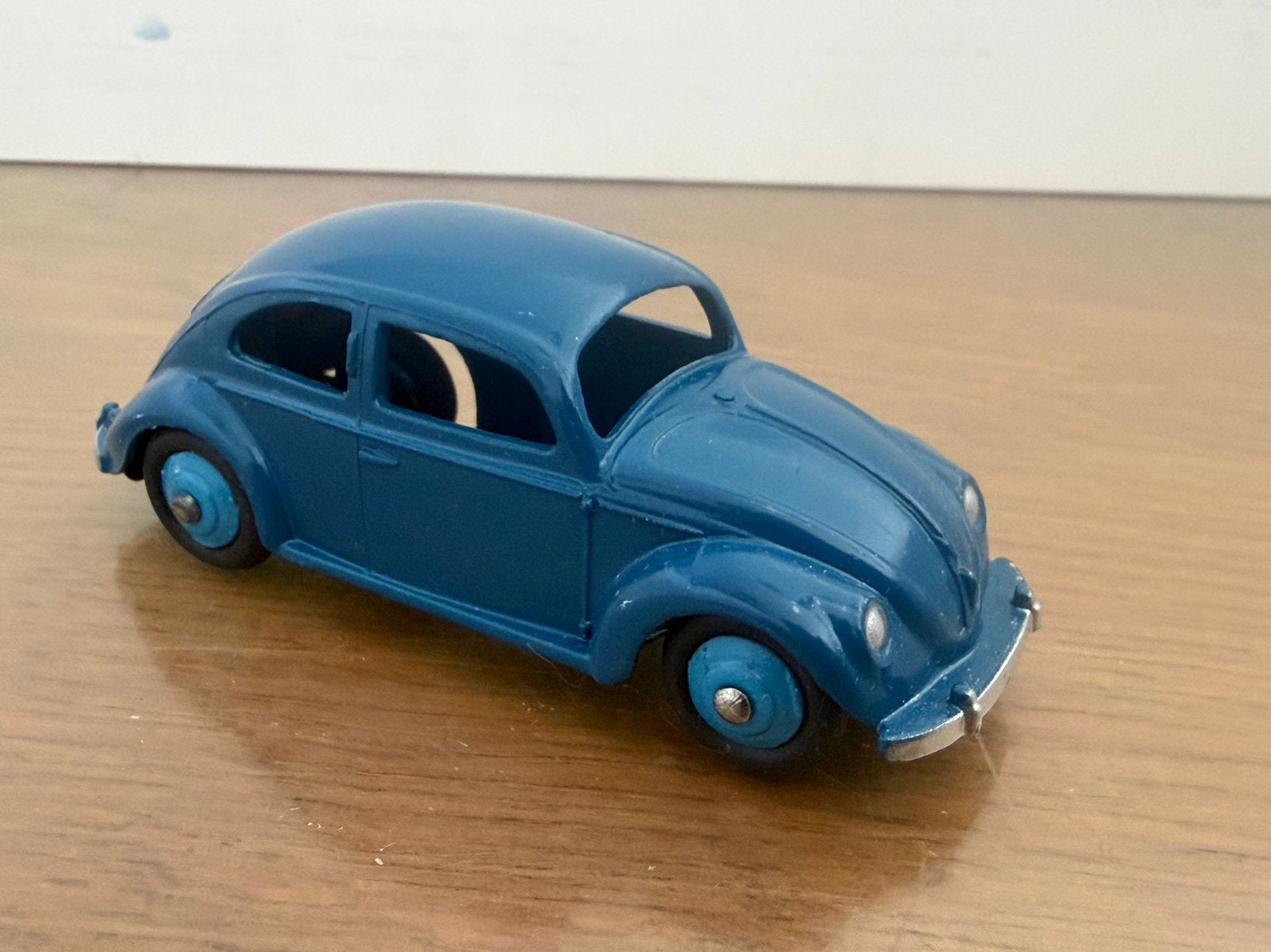 Dinky Toys Volkswagen Kever - Blauw meccano 1:43, Hobby en Vrije tijd, Ophalen of Verzenden, Gebruikt, Auto, Dinky Toys