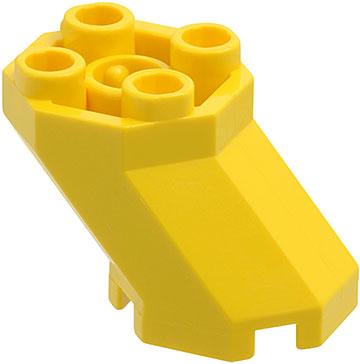 Lego Yellow Brick, Modified Octagonal 2 x 3 x 1 2/3 Sloped, Gebruikt, Overige thema's, Lego, Ophalen of Verzenden
