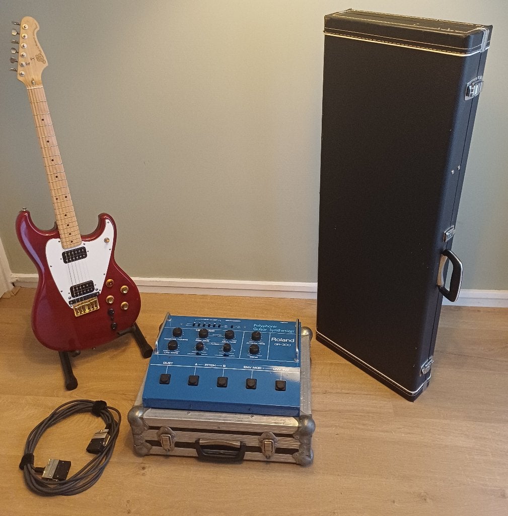 Roland GR 300 Gitaarrsynthesizer incl. Roland GR 202 Gitaar, Ophalen, Gebruikt, Elektrische gitaar