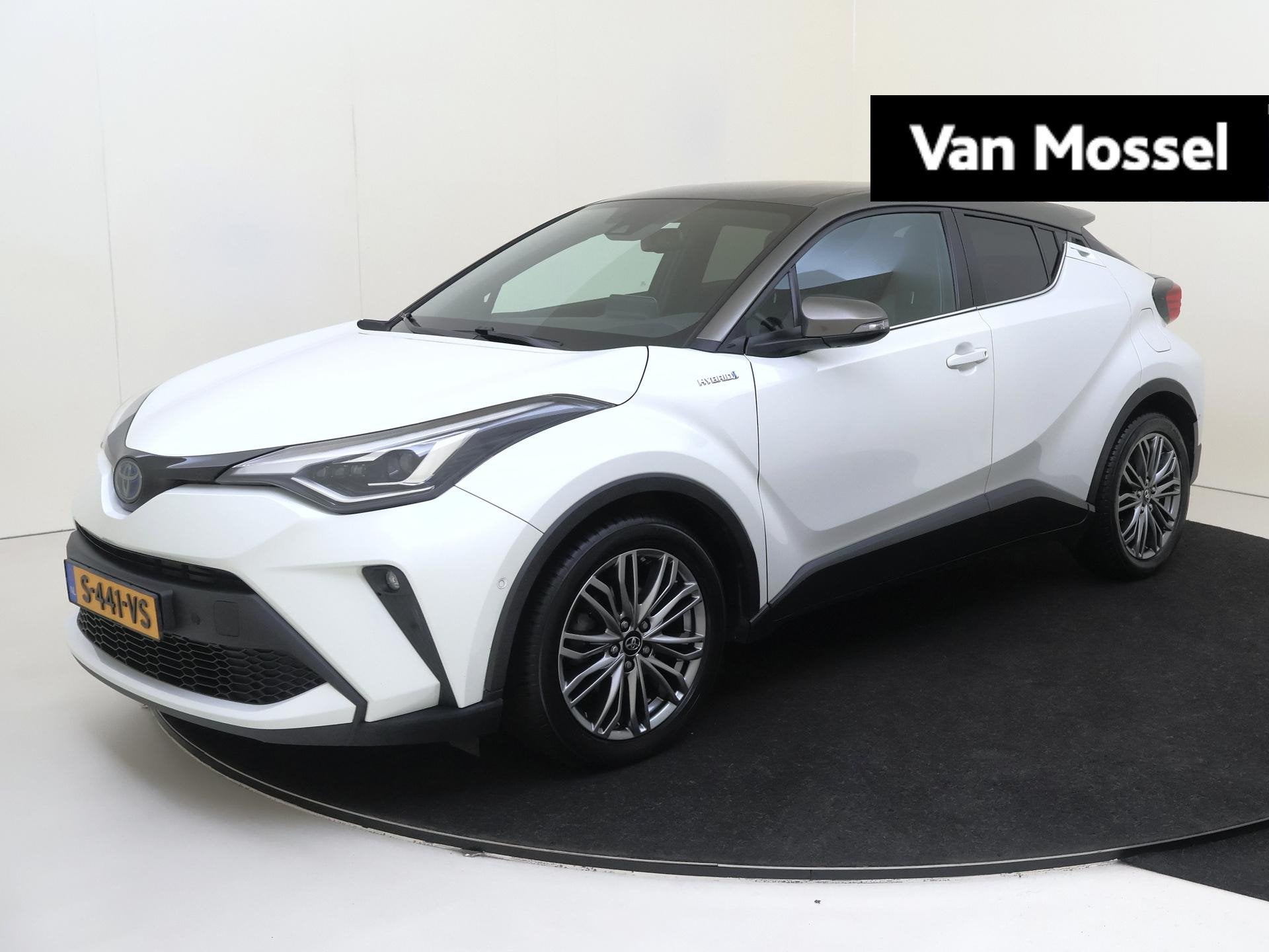 Toyota C-HR 2.0 Hybrid Executive AUTOMAAT | airco automatisc, Auto's, Dealer onderhouden, Euro 6, 4 cilinders, Leder en Stof