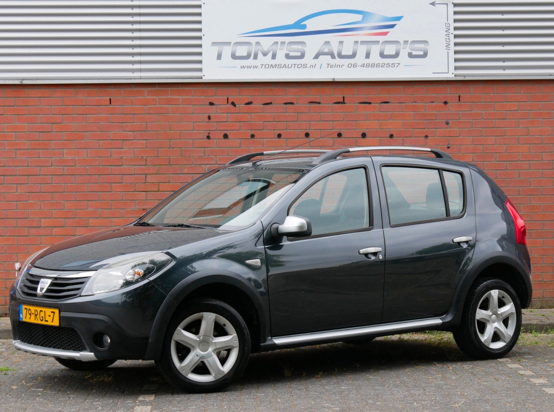 Dacia Sandero stepway 1.6 . airco trekhaak. zeer mooi, Auto's, Dacia, Bedrijf, Te koop, Sandero Stepway, ABS, Airbags, Airconditioning