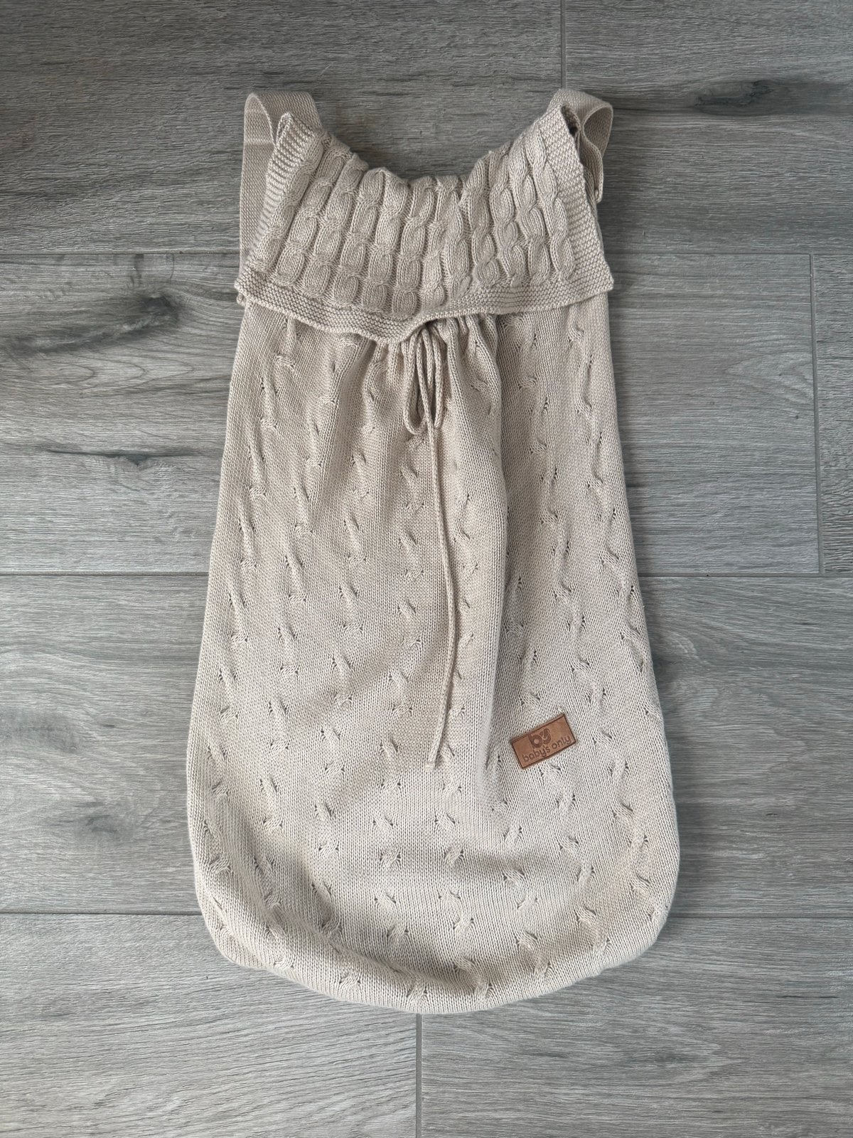 Mooie gebreide box zak voor aan de box te hangen, Kinderen en Baby's, Boxen, Ophalen of Verzenden, Zo goed als nieuw