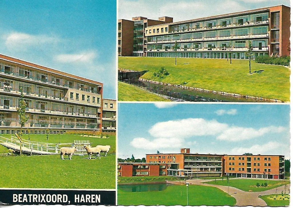 Haren- -3-luik., Ophalen of Verzenden, 1960 tot 1980, Gelopen, Groningen