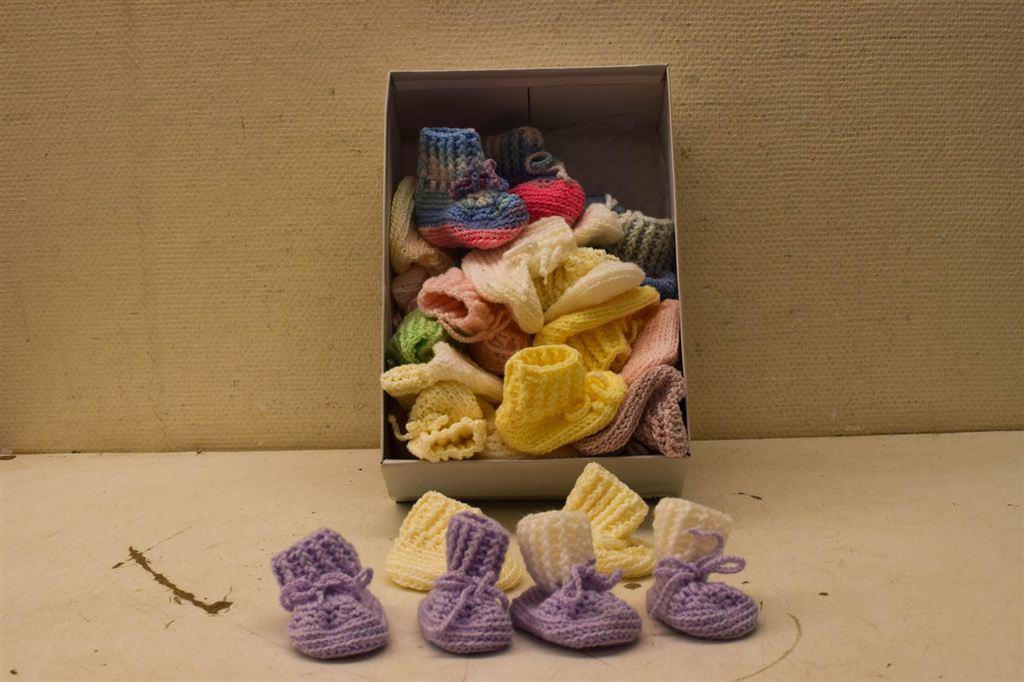 Zelfgemaakte Baby Slofjes 45486, Ophalen of Verzenden, Gebruikt, Jongen of Meisje, Overige typen