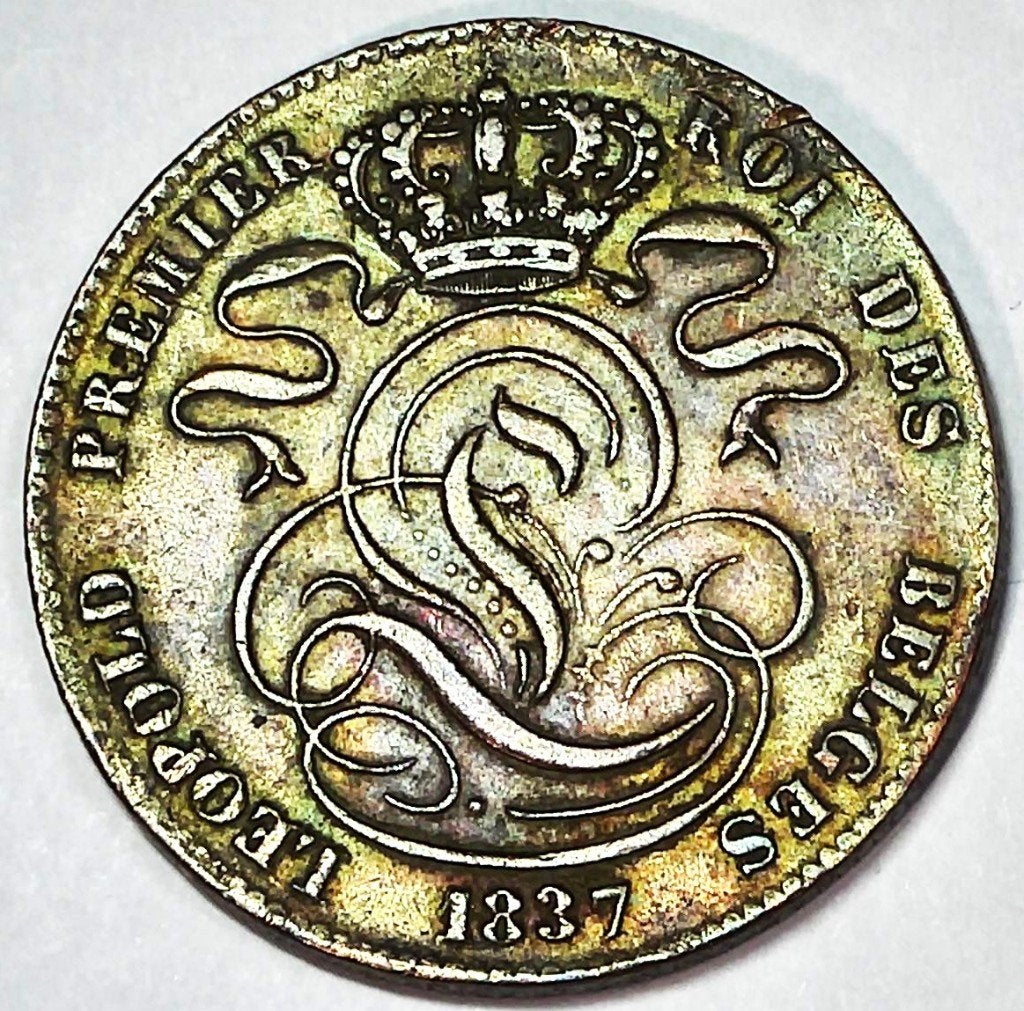 België 5 cents 1837 ZF+, Ophalen of Verzenden, Brons, Losse munt