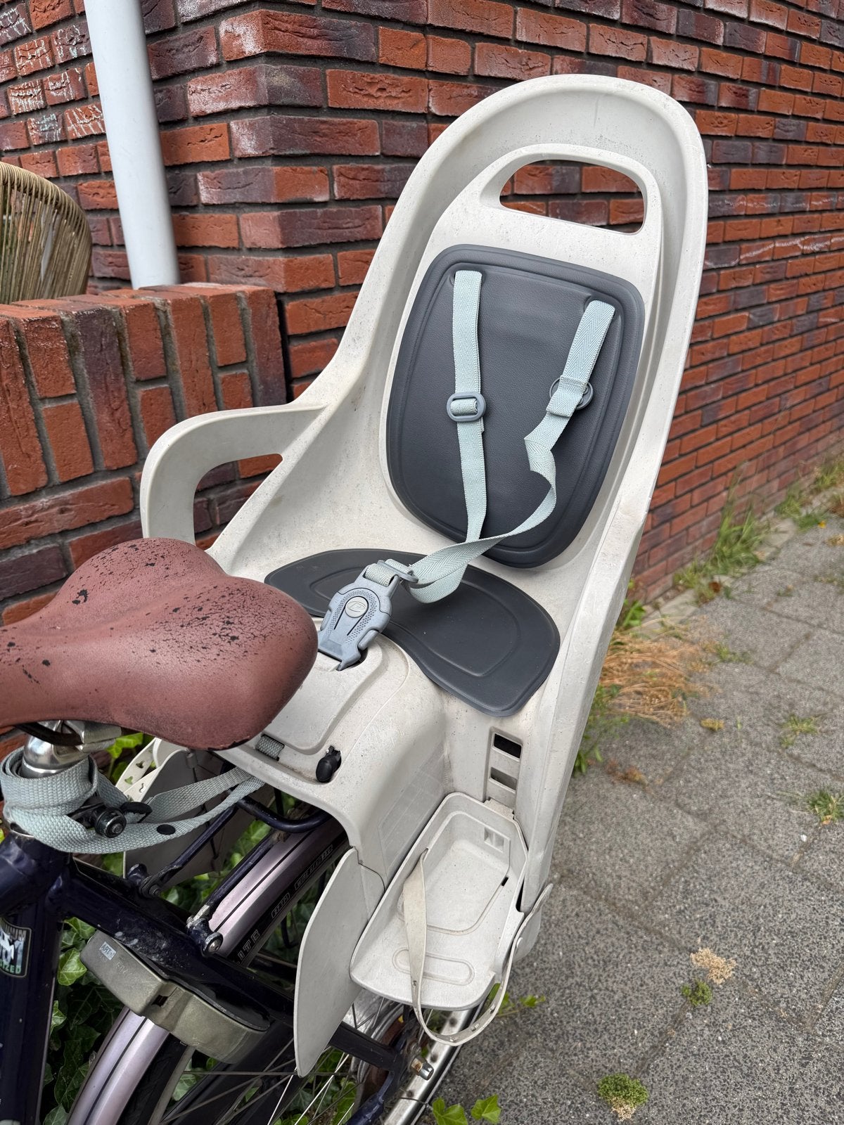 Polisport Fietsstoel Achterzitje, Achterzitje, Ophalen, 15 t/m 25 kg, Gebruikt