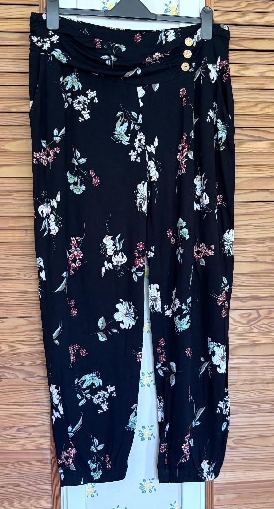 Lascana 100% viscose zwart multi harem broek maat 50 NIEUW, Kleding | Dames, Broeken en Pantalons, Lascana, Zwart, Maat 46/48 (XL) of groter