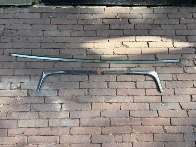 Volvo 240 estate achterbumper strips chroom, Ophalen of Verzenden, Gebruikt