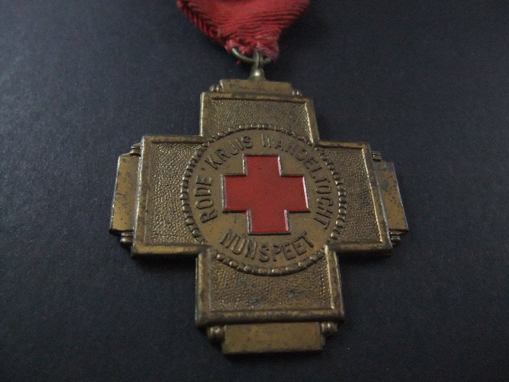 Rode Kruis Wandeltocht  Nunspeet medaille, Ophalen of Verzenden, Overige materialen