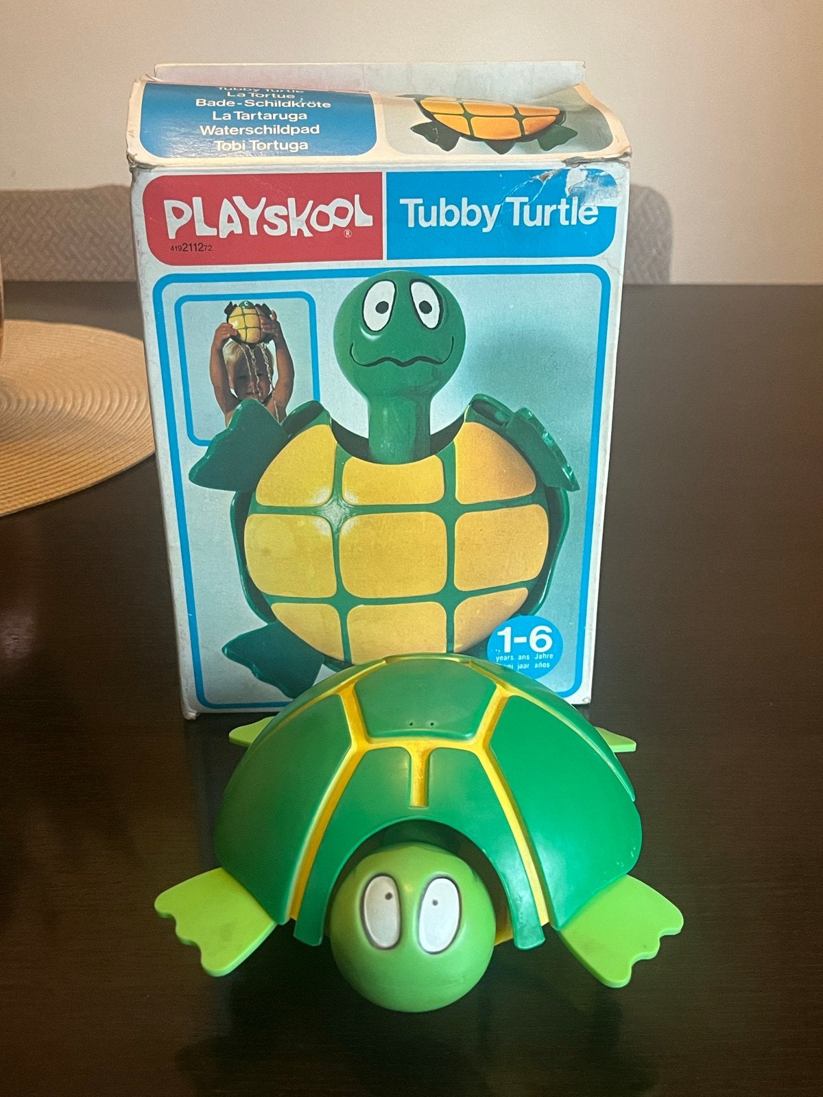 Playskool Tubby Turtle Waterschildpad Bad Speelgoed Vintage, Ophalen of Verzenden, Gebruikt, Overige typen