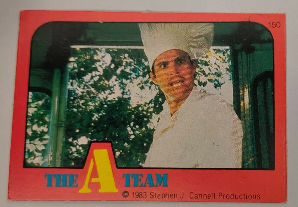The A-Team Monty Gum 1983 no.150, Verzamelen, Ophalen of Verzenden, Nieuw, Foto of Kaart