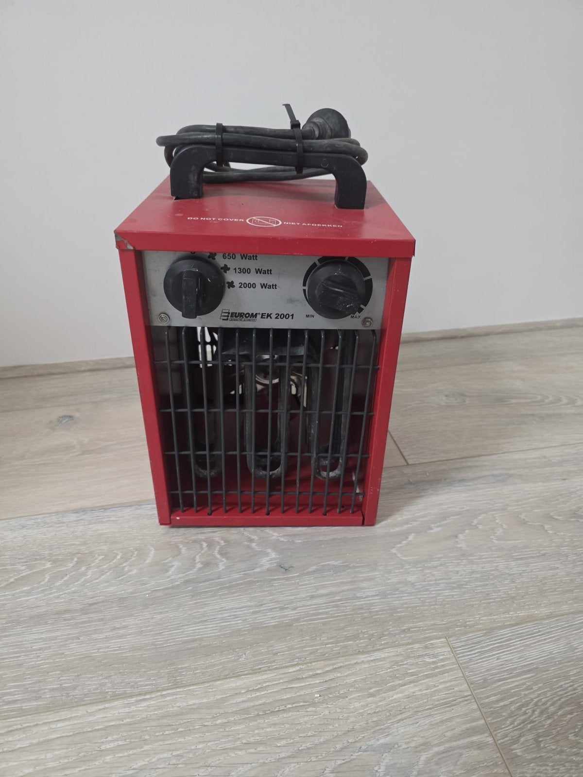 Eurom EK 2001 Elektrische Kachel - 2000 Watt, Ophalen, Gebruikt, Minder dan 30 cm, Kachel
