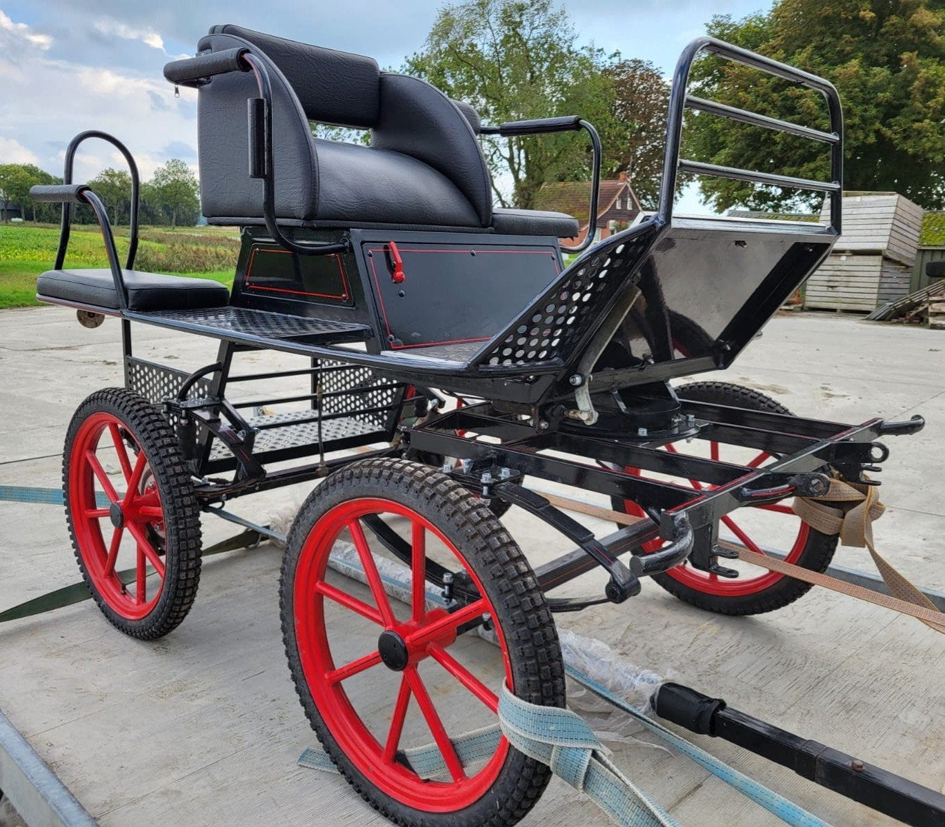 Fijne menwagen voor b of c pony, Dieren en Toebehoren, Pony