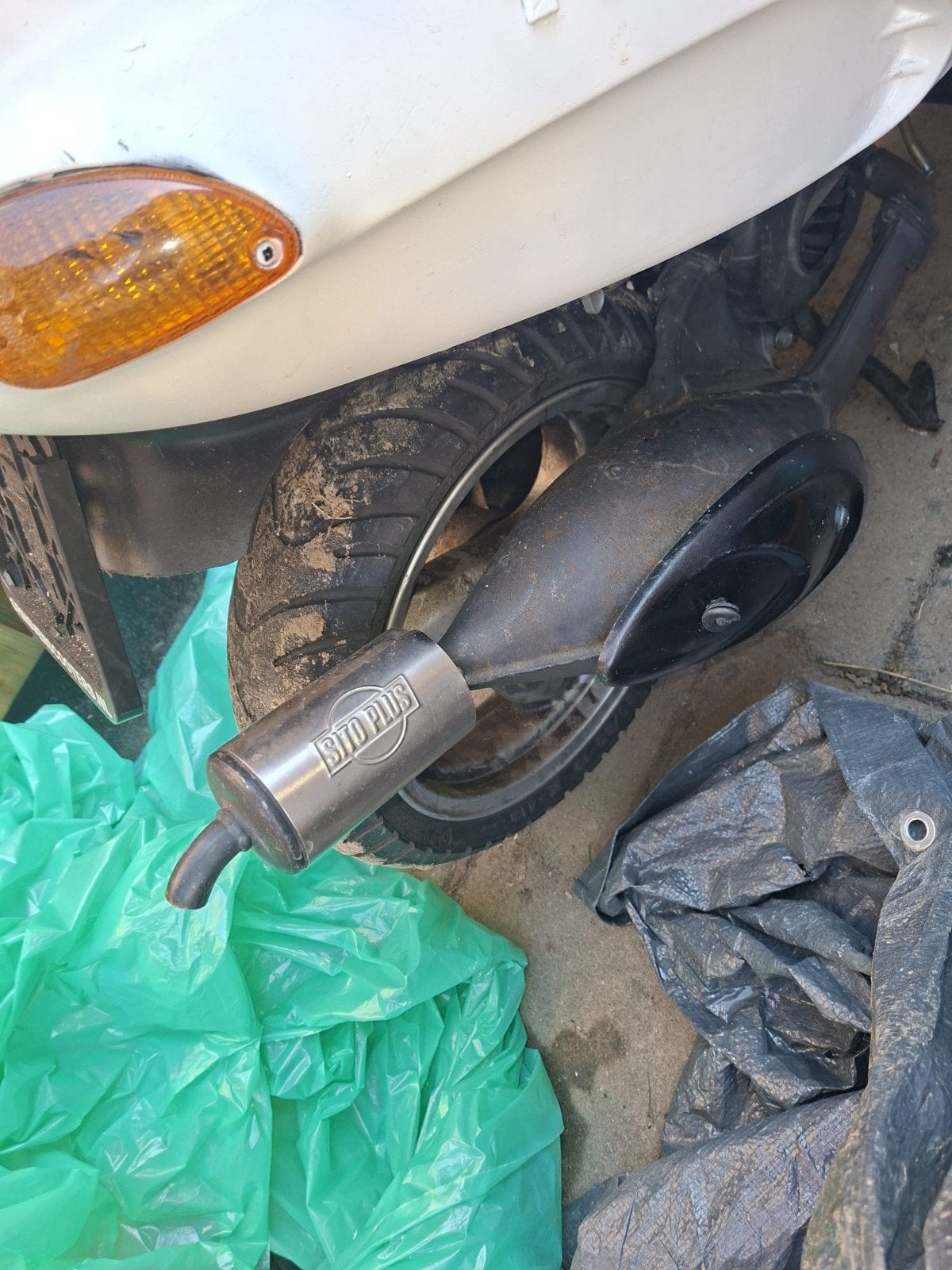 Sitoplus voor piaggo en gilera 50-70cc, Ophalen, Zo goed als nieuw, Uitlaat, Piaggio