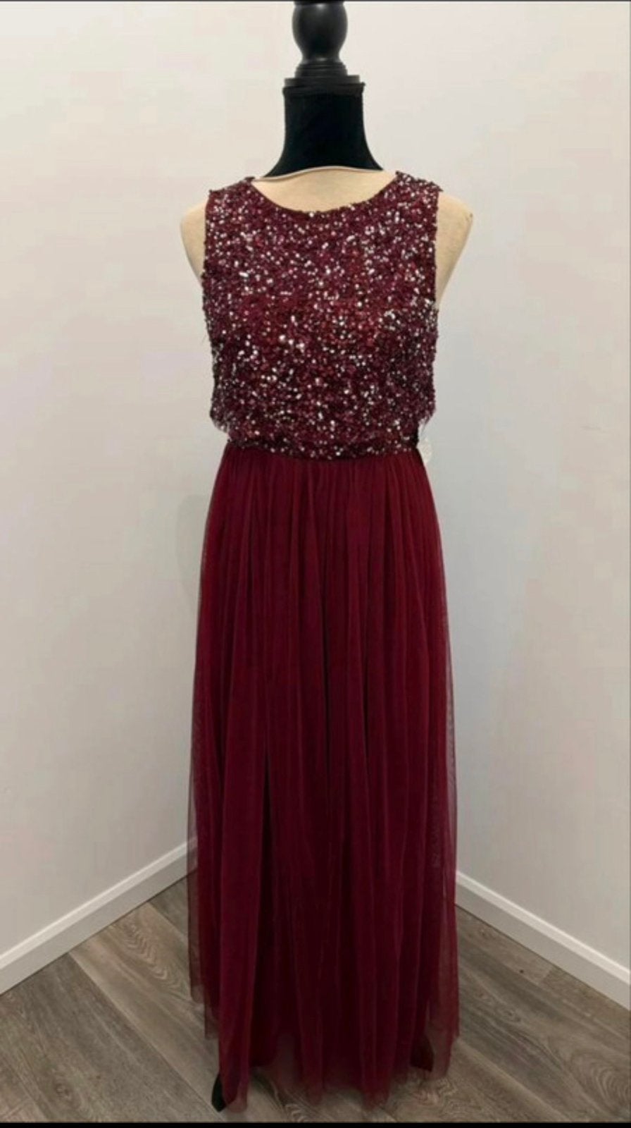 Bordeaux jurk / gala jurk nieuw, Kleding | Dames, Gelegenheidskleding, Maat 38/40 (M), Galajurk, Nieuw, Ophalen of Verzenden