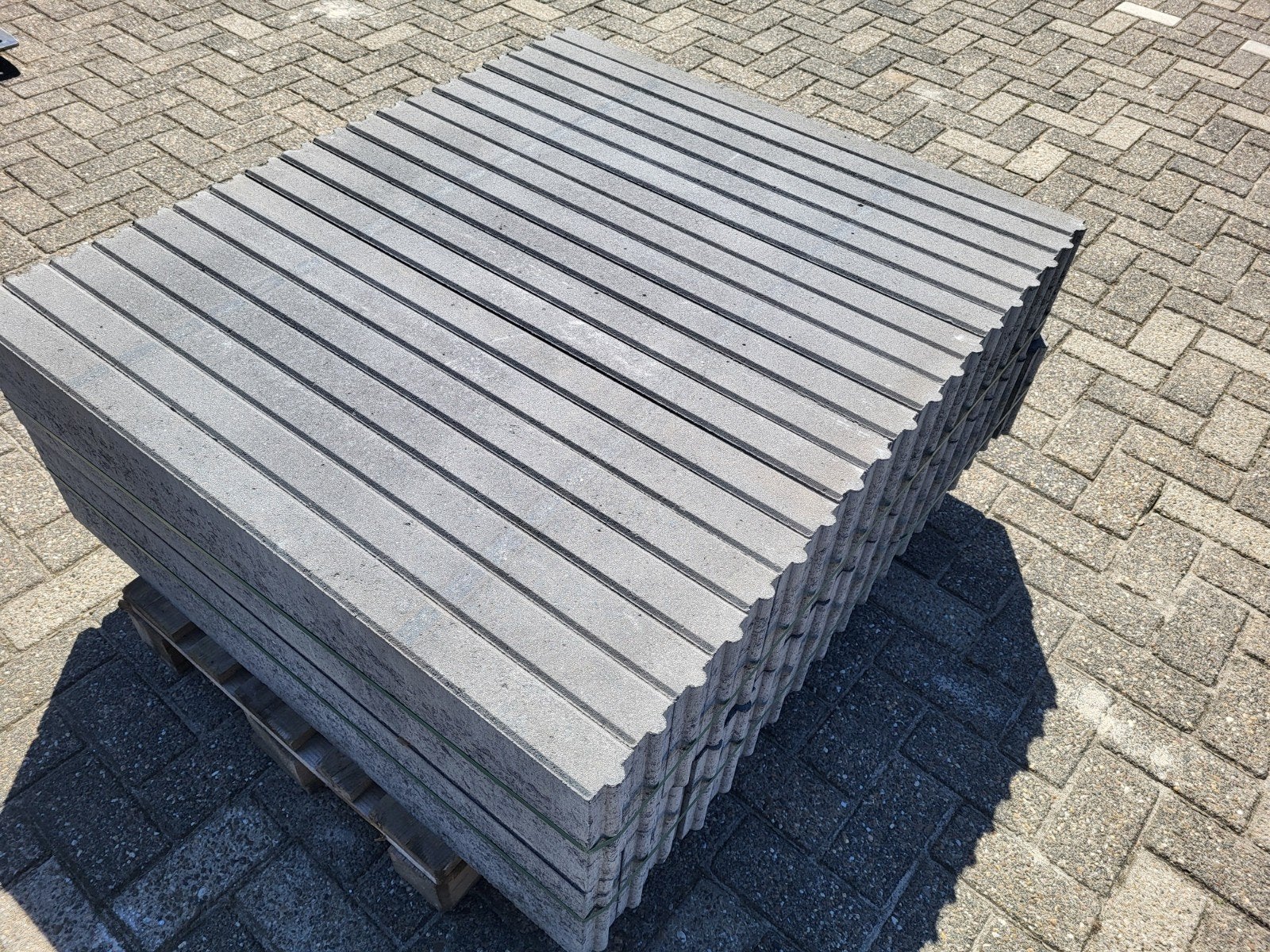 Opsluitbanden nieuw 6x20x100 cm. Grijs € 3,= per stuk., Tuin en Terras, Tegels en Klinkers, Ophalen, Overige typen, Nieuw, Minder dan 5 m²