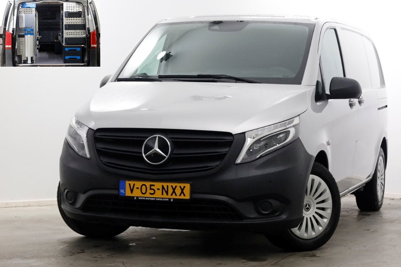 Mercedes-Benz Vito 114 CDI 136pk Compact 9G Automaat 2x Schu, Gebruikt, Euro 6, 4 cilinders, 2000 kg