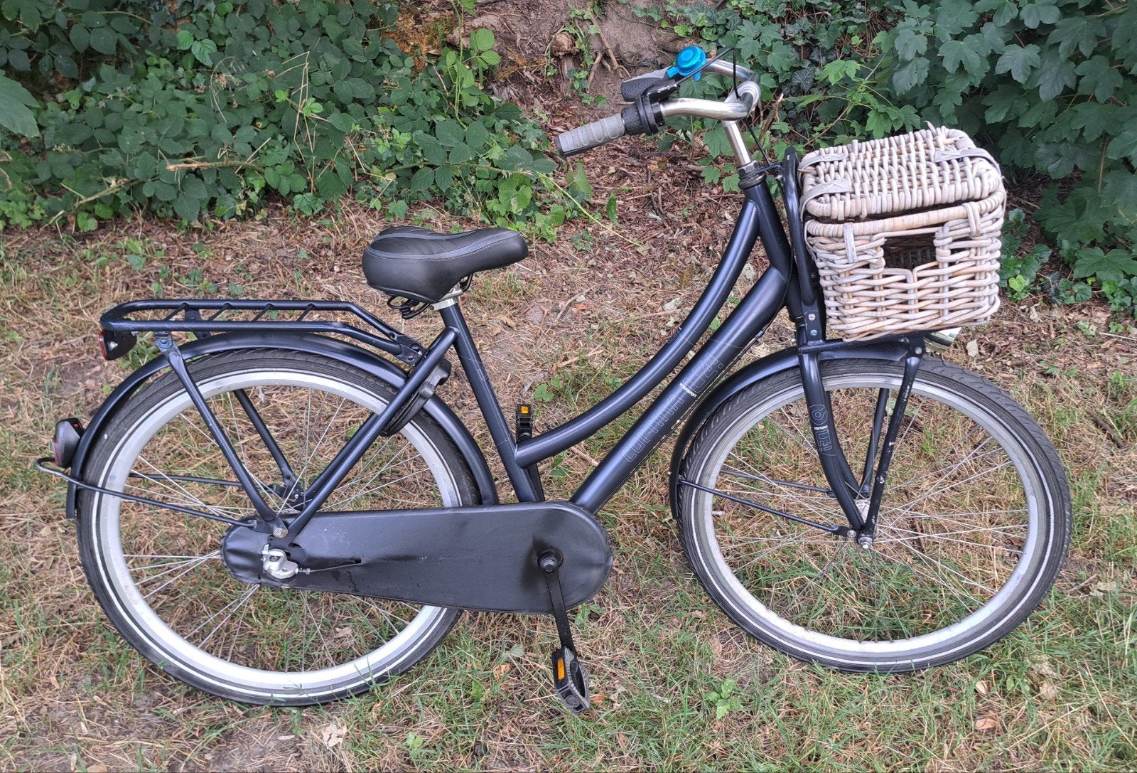 Blauwe Cortina U4 meisjes fiets 26inch met 3 versnellingen., Terugtraprem, Gebruikt, Versnellingen, Minder dan 47 cm