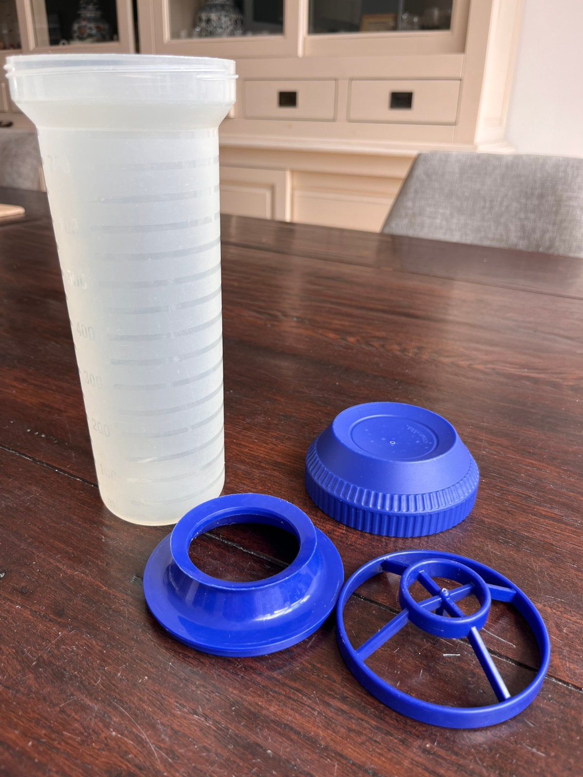 Slagroom shaker mix max Tupperware, Huis en Inrichting, Keuken | Tupperware, Gebruikt, Overige kleuren, Overige typen, 750 ml