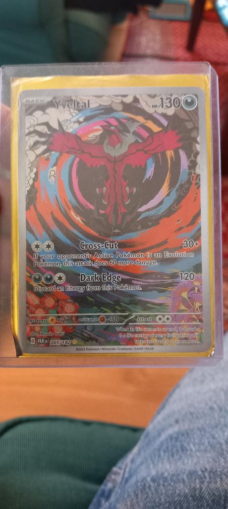 Pokemon Yveltal 205/182, Ophalen, Zo goed als nieuw, Losse kaart