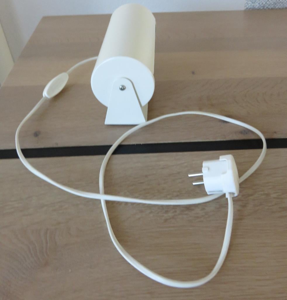 Wand nachtlampje wit 21breed, Huis en Inrichting, Lampen | Tafellampen, Ophalen of Verzenden, Gebruikt, Metaal
