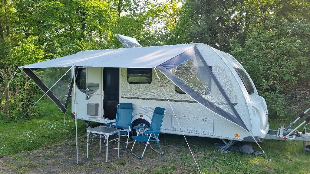 Isabella Sun-Z 365 luifel met Carbon-X stokken, Caravans en Kamperen, Ophalen, Zo goed als nieuw, Ten Cate All Season 200g/m2